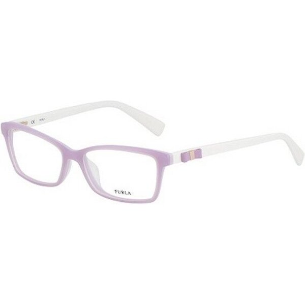 Furla VU4840 Scilla 0M29 Men's Eyeglasses White Size 53 - Blue Light Block Available