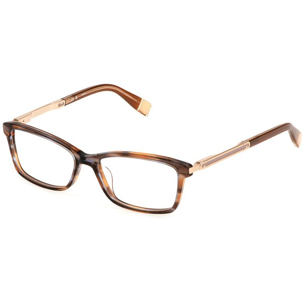 Furla VFU669 0P62 Women’s Eyeglasses Brown Size 53 - Blue Light Block Available