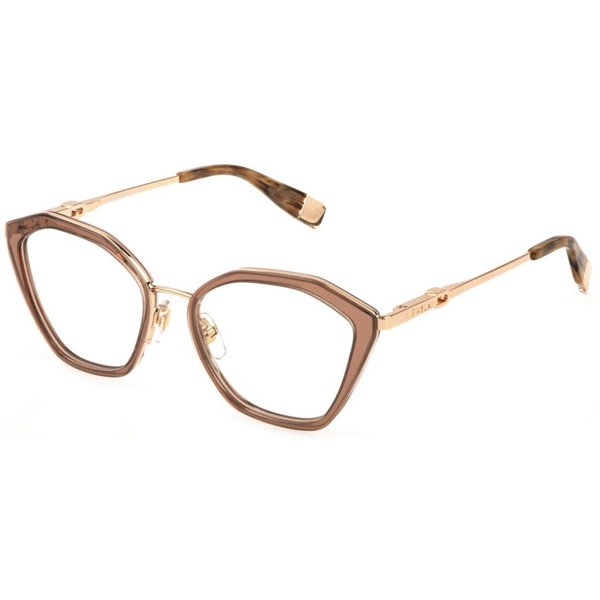 Furla VFU831 08FC Women’s Eyeglasses Brown Size 53 - Blue Light Block Available