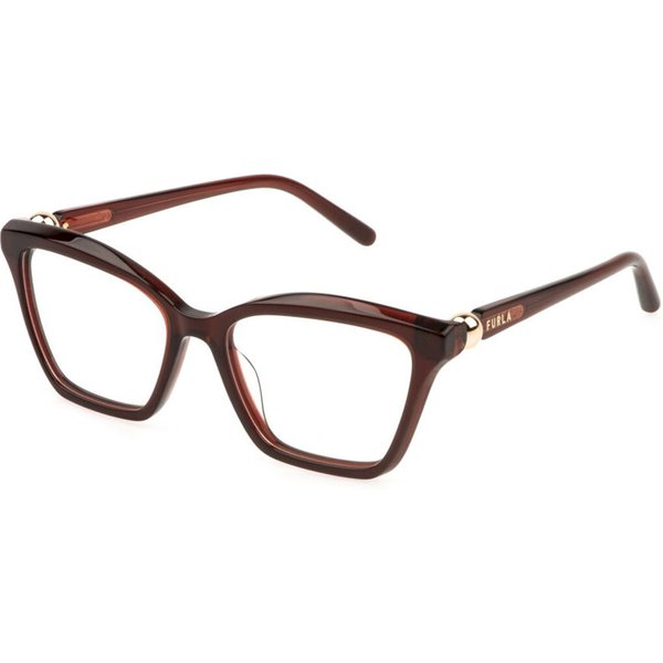 Furla VFU876 0848 Women’s Eyeglasses Burgundy Size 54 - Blue Light Block Available