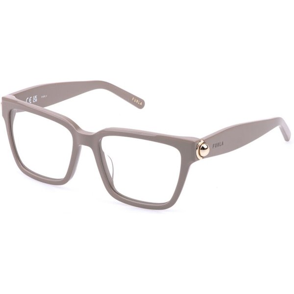Furla VFU990 06Y1 Men's Eyeglasses Brown Size 54 - Blue Light Block Available