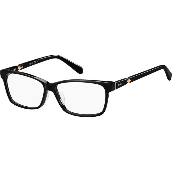 Fossil FOS 7057/G Asian Fit 807 Women’s Eyeglasses Black Size 55 - Blue Light Block Available