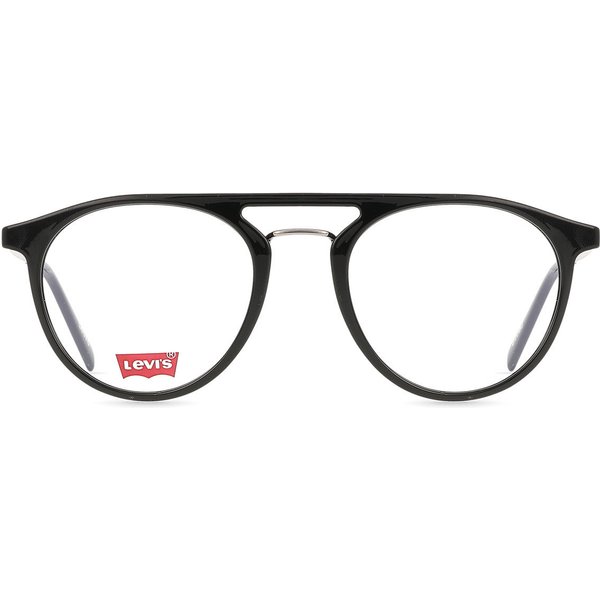Levi's LV 1001 D51 Men's Eyeglasses Black Size 51 - Blue Light Block Available