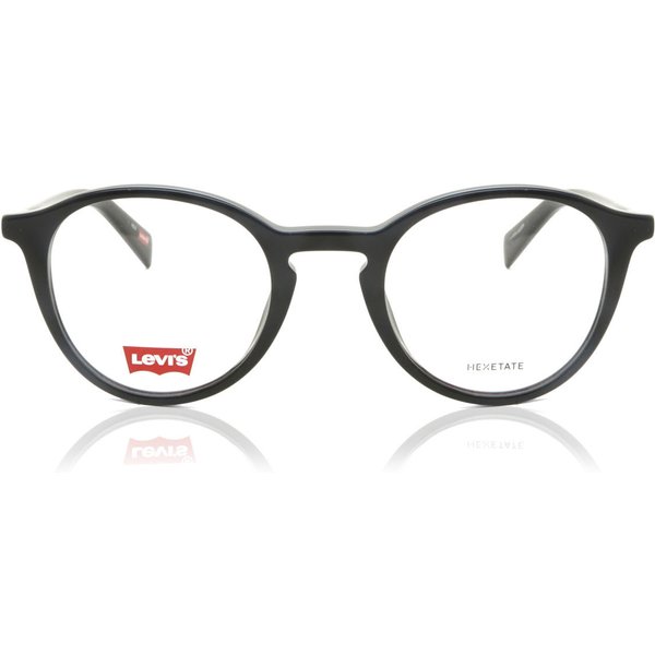 Levi's LV 1036 807 Men's Eyeglasses Black Size 46 - Blue Light Block Available