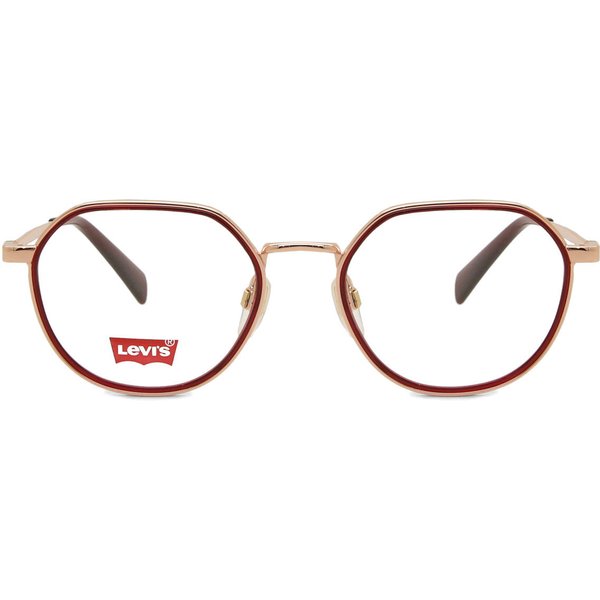 Levi's LV 1069 YK9 Women’s Eyeglasses Gold Size 48 - Blue Light Block Available