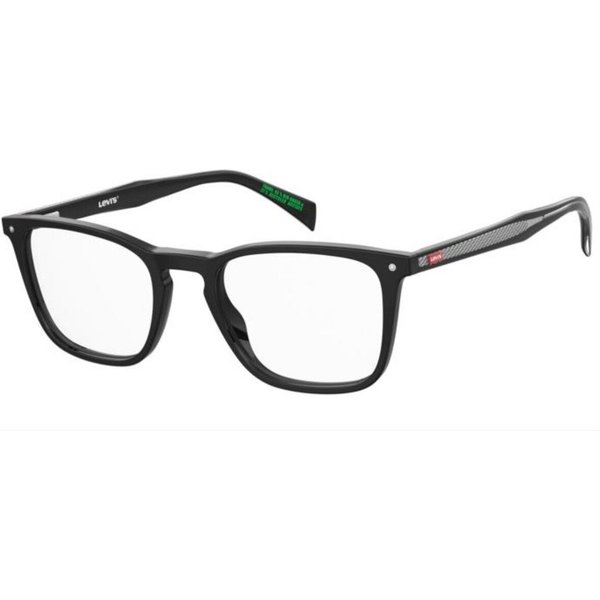 Levi's LV 5065 807 Men's Eyeglasses Black Size 52 - Blue Light Block Available
