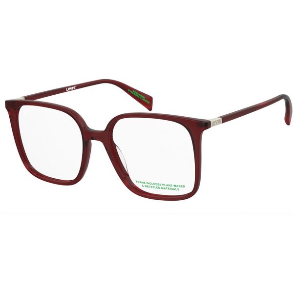 Levi's LV 1114 C9A Women’s Eyeglasses Red Size 53 - Blue Light Block Available