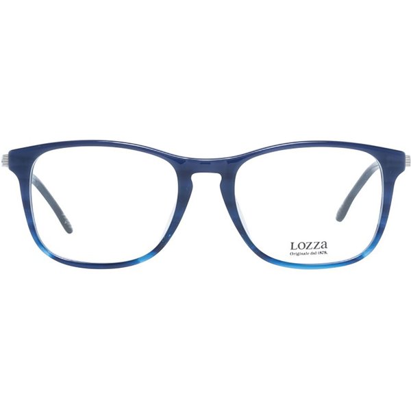 Lozza VL4147 0D79 Men's Eyeglasses Blue Size 53 - Blue Light Block Available
