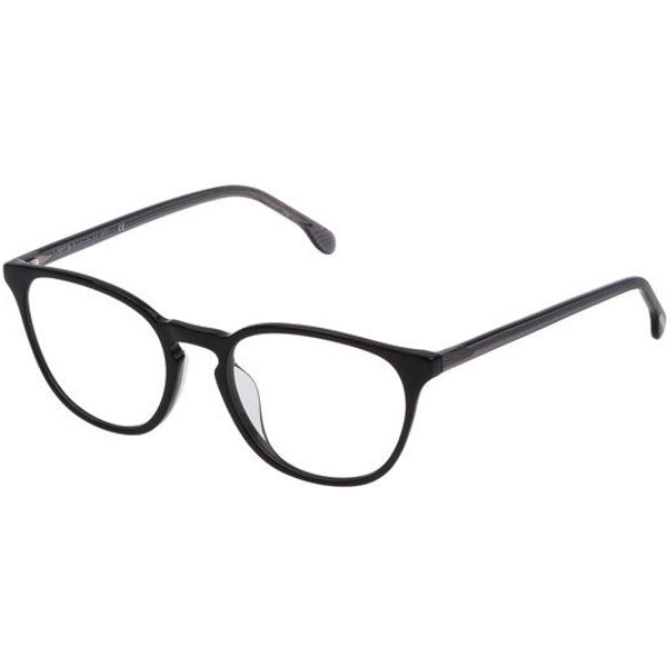 Lozza VL4164 0700 Men's Eyeglasses Black Size 50 - Blue Light Block Available