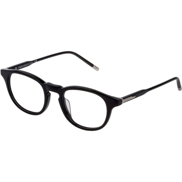 Lozza VL4238 Biella 3 0700 Men's Eyeglasses Black Size 49 - Blue Light Block Available
