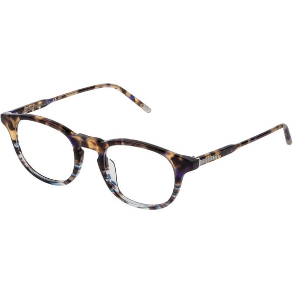 Lozza VL4238 Biella 3 0WTG Men's Eyeglasses Tortoiseshell Size 49 - Blue Light Block Available