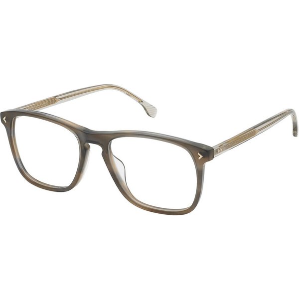 Lozza VL4332 Amalfi 2 0VBQ Men's Eyeglasses Brown Size 54 - Blue Light Block Available