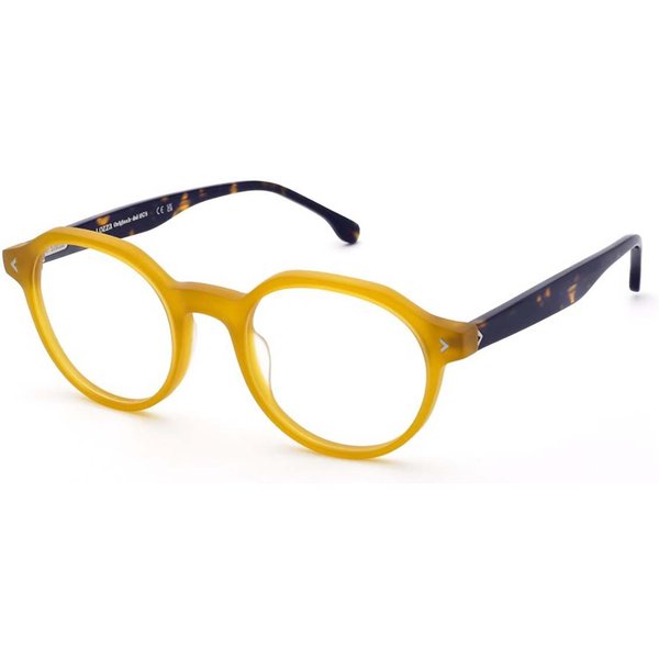 Lozza Vl4385 6M3M Men's Eyeglasses Yellow Size 52 - Blue Light Block Available