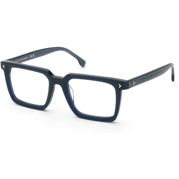 Lozza VL4408 Sassari 3 0D99 Men's Eyeglasses Blue Size 53 - Blue Light Block Available