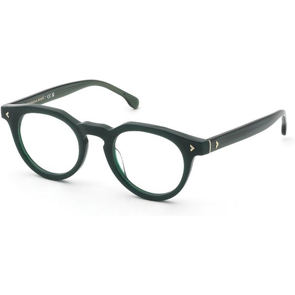 Lozza VL4409 Sassari 4 06WT Men's Eyeglasses Green Size 47 - Blue Light Block Available