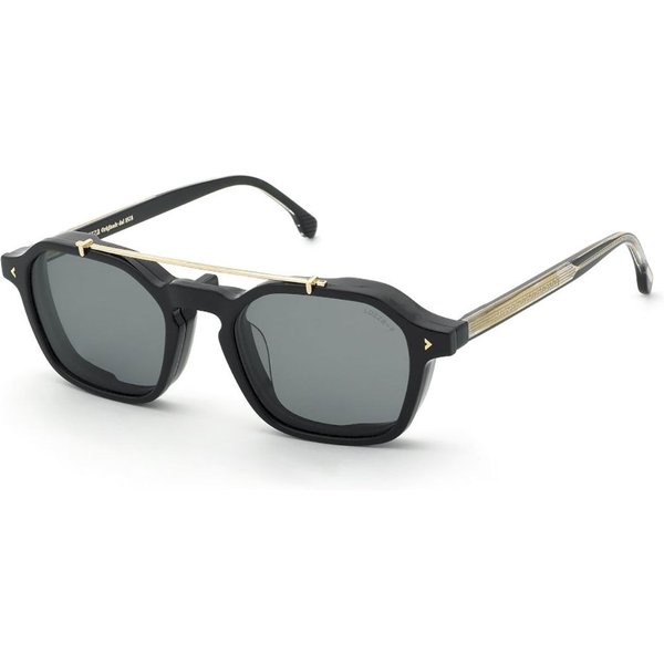 Lozza UL4427 Alghero 1 With Clip-On 700P Men's Eyeglasses Black Size 50 - Blue Light Block Available