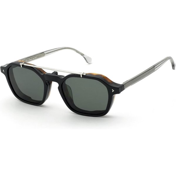 Lozza UL4427 Alghero 1 With Clip-On 714P Men's Eyeglasses Tortoiseshell Size 50 - Blue Light Block Available