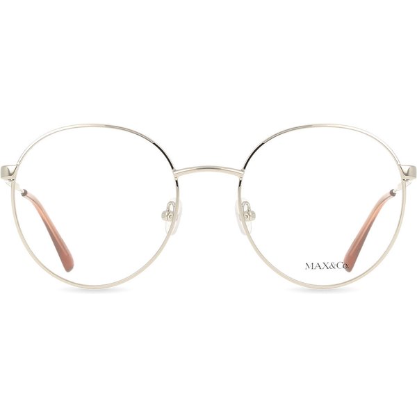 Max & Co. MO5049 016 Women’s Eyeglasses Silver Size 52 - Blue Light Block Available