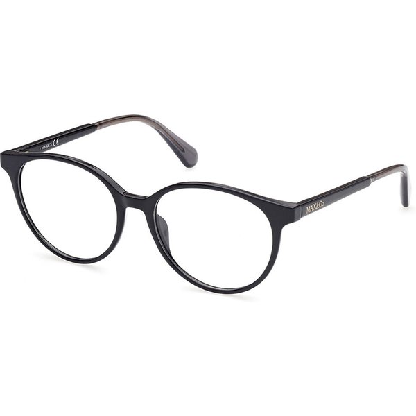 Max & Co. MO5053 001 Women’s Eyeglasses Black Size 53 - Blue Light Block Available