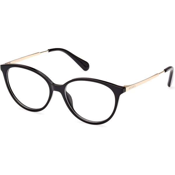 Max & Co. MO5023 01A Women’s Eyeglasses Black Size 52 - Blue Light Block Available