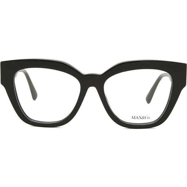 Max & Co. MO5074 001 Women’s Eyeglasses Black Size 52 - Blue Light Block Available