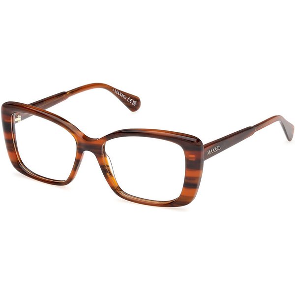 Max & Co. MO5132 044 Women’s Eyeglasses Orange Size 51 - Blue Light Block Available