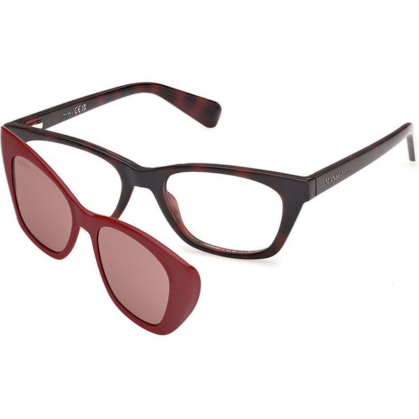 Max & Co. MO5212 With Clip-On 052 Women’s Eyeglasses Size 52 - Blue Light Block Available