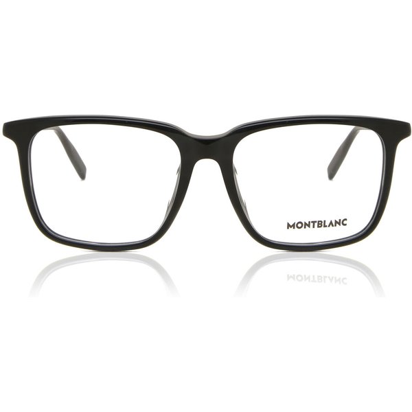Montblanc MB0011OA アジアフィット 001 サングラス - 男性用 - 黒
