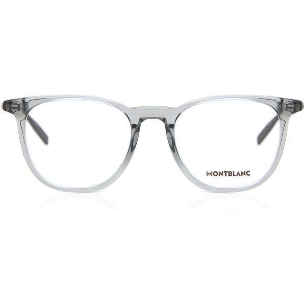Montblanc MB0010O 009 Men's Eyeglasses Grey Size 51 - Blue Light Block Available