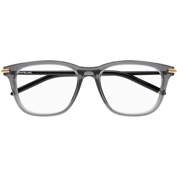 Montblanc MB0275OA Asian Fit 005 Men's Eyeglasses Grey Size 55 - Blue Light Block Available