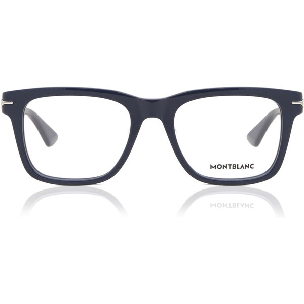 Montblanc MB0266O 003 Men's Eyeglasses Blue Size 52 - Blue Light Block Available