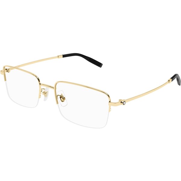 Montblanc MB0313OA アジアフィット 002 サングラス - 男性用 - 金色
