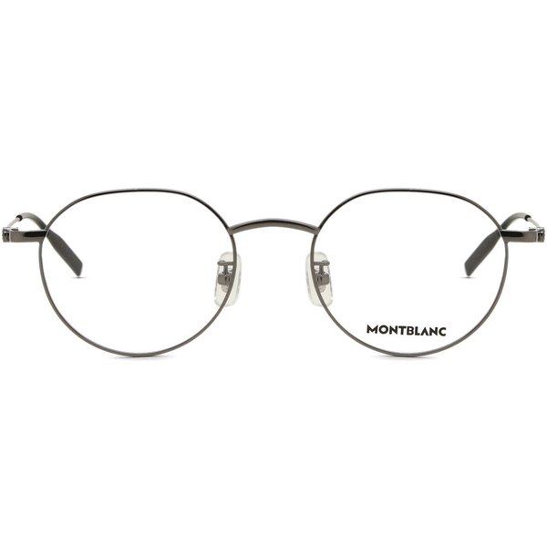 Montblanc MB0317OA Asian Fit 003 Men's Eyeglasses Gunmetal Size 50 - Blue Light Block Available