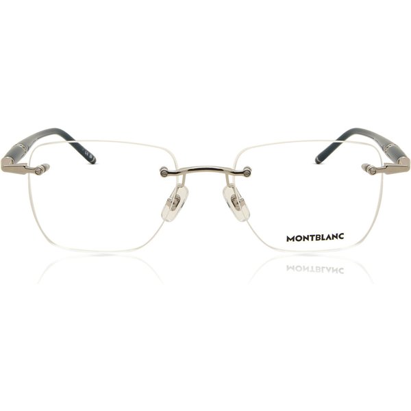 Montblanc MB0346O アジアフィット 002 サングラス - 男性用 - Silver