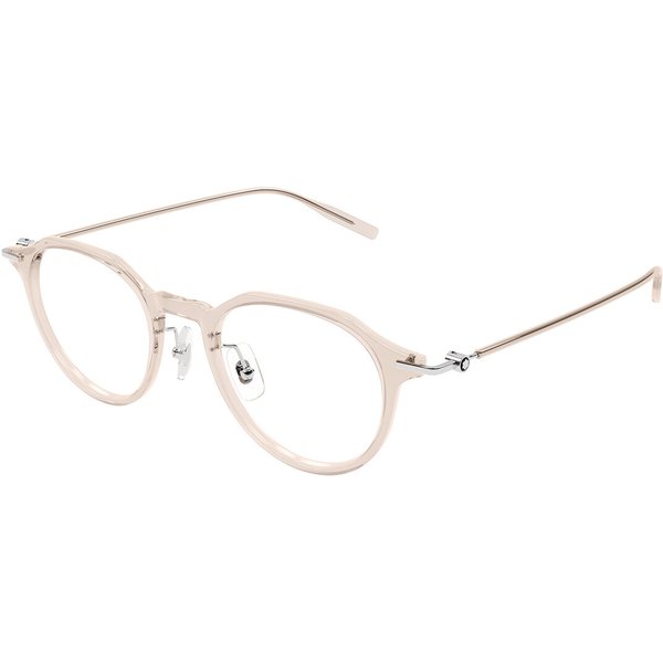 Montblanc MB0355O Asian Fit 004 Men's Eyeglasses Brown Size 49 - Blue Light Block Available