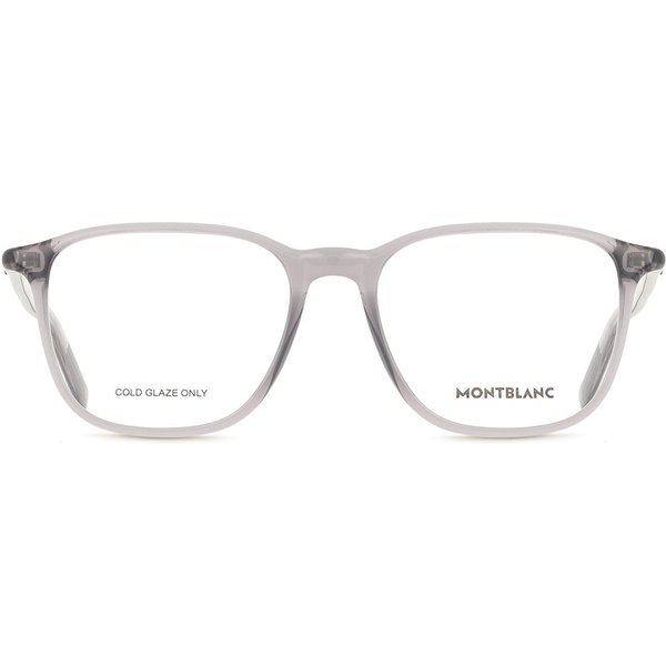 Montblanc MB0386O 004 Men's Eyeglasses Grey Size 52 - Blue Light Block Available