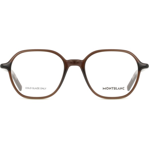Montblanc MB0387O 003 Men's Eyeglasses Brown Size 51 - Blue Light Block Available