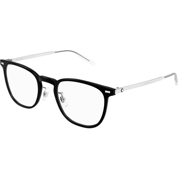 Montblanc MB0393ON 001 Men's Eyeglasses Black Size 51 - Blue Light Block Available