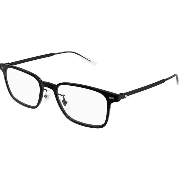 Montblanc MB0394ON 006 Men's Eyeglasses Black Size 56 - Blue Light Block Available