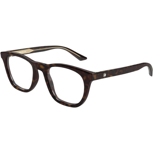 Montblanc MB0422O 003 Men's Eyeglasses Tortoiseshell Size 51 - Blue Light Block Available