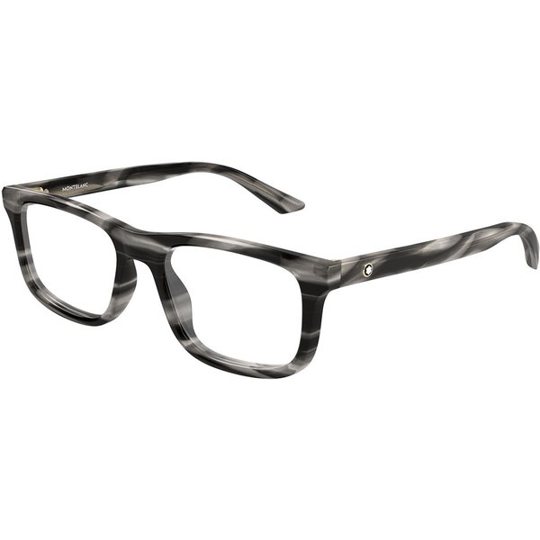 Montblanc MB0457O 009 Men's Eyeglasses Grey Size 57 - Blue Light Block Available