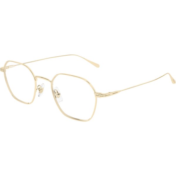 Montblanc MB0472O 001 Men's Eyeglasses Gold Size 50 - Blue Light Block Available