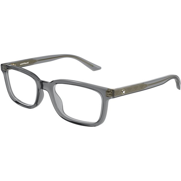 Montblanc MB0458OL Asian Fit 010 Men's Eyeglasses Clear Size 58 - Blue Light Block Available