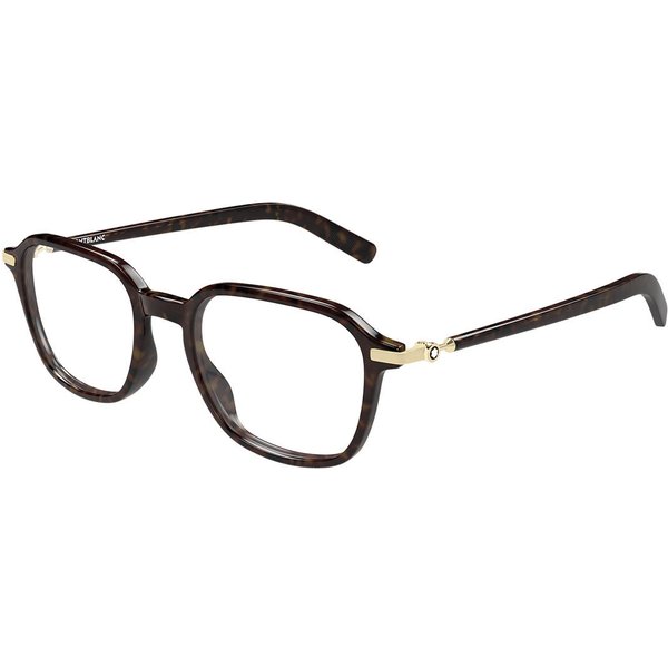 Montblanc MB0462O 003 Men's Eyeglasses Tortoiseshell Size 51 - Blue Light Block Available