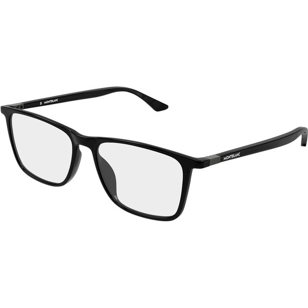 Montblanc MB0509O 004 Men's Eyeglasses Black Size 57 - Blue Light Block Available