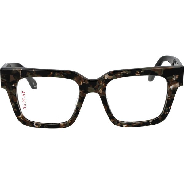 Replay RY 296V 05 Men's Eyeglasses Brown Size 53 - Blue Light Block Available