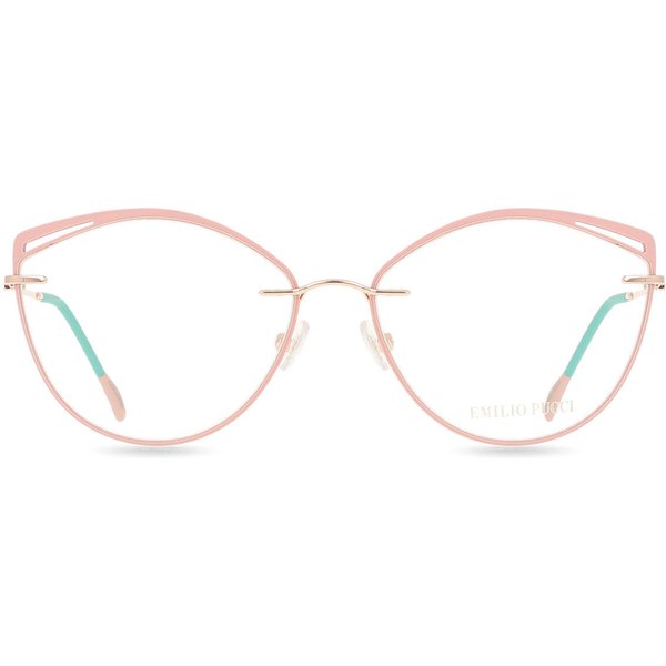 Pucci Emilio Pucci EP5194 074 Women’s Eyeglasses Gold Size 56 - Blue Light Block Available