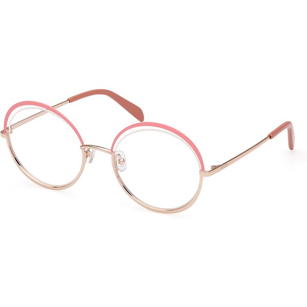 Pucci Emilio Pucci EP5207 074 Women’s Eyeglasses Rose-Gold Size 53 - Blue Light Block Available