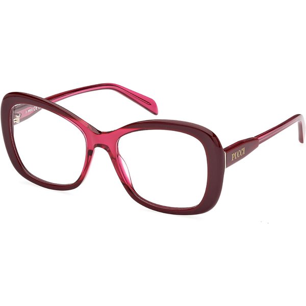 Pucci Emilio Pucci EP5231 071 Women’s Eyeglasses Burgundy Size 53 - Blue Light Block Available