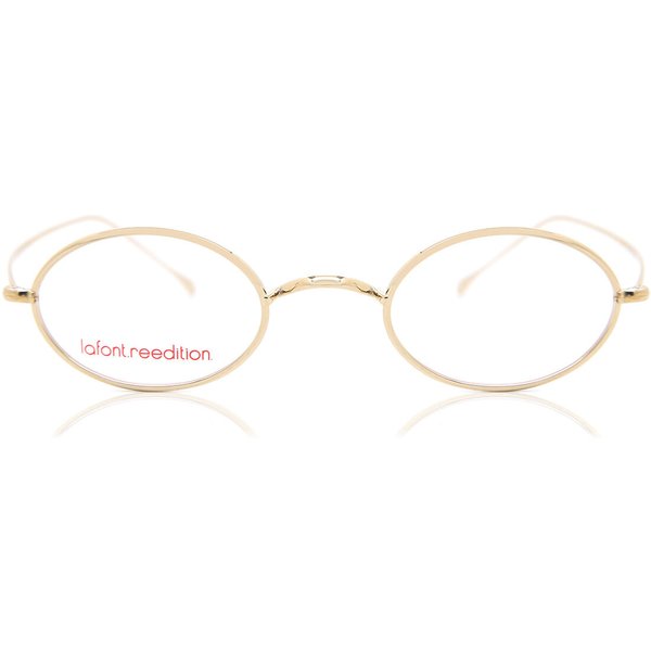 Lafont Alceste 006 Men's Eyeglasses Gold Size 44 - Blue Light Block Available